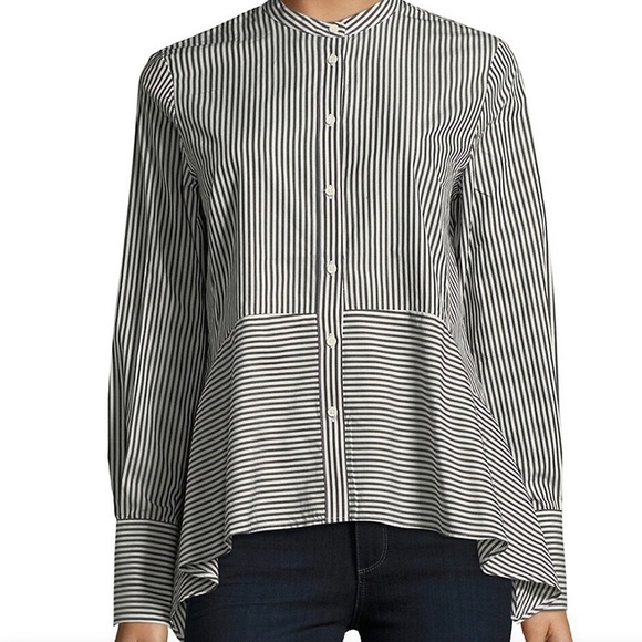 French Connection - Striped Peplum Top - NWOT - Picture 5 of 5